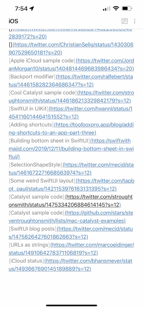 My iOS bookmarks file